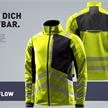 Arbeitsjacke Active Glow, Lemon/Schwarz, EN 20471 - Kl. 1 - 3XL | Bild 0