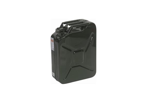 Benzinkanister Stahlblech, oliv 5L/10L/20L - 5L  Masse: 23 cm x 12 cm x 31 cm | Bild 0