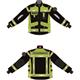 Brandschutzjacke FIREWarrior ATHLETIC (EN 469:2020 / EN 1149-5:2018)   gelb/schwarz - 3XLN