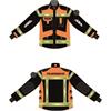 Brandschutzjacke FIREWarrior ATHLETIC (EN 469:2020 / EN 1149-5:2018)  orange/schwarz - 3XLL