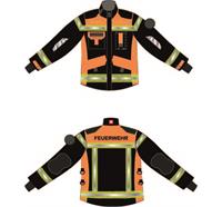 Brandschutzjacke FIREWarrior ATHLETIC (EN 469:2020 / EN 1149-5:2018)  orange/schwarz - 3XLL