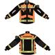 Brandschutzjacke FIREWarrior ATHLETIC (EN 469:2020 / EN 1149-5:2018)  orange/schwarz - LN