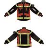 Brandschutzjacke FIREWarrior ATHLETIC (EN 469:2020 / EN 1149-5:2018)  rot/schwarz - 3XLL