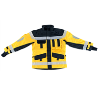 Brandschutzjacke FIREWarrior ATHLETIC, gelb + Zürich  Klasse 2 Vollschutz (gem. EN469) - 3XLK
