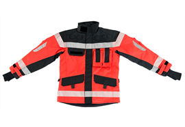 Brandschutzjacke FIREWarrior ATHLETIC, rot + Zürich  Klasse 2 Vollschutz (gem. EN469)