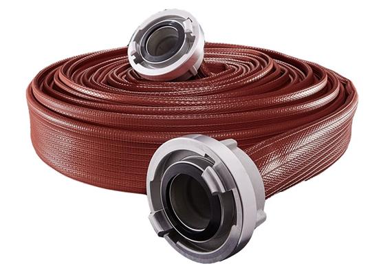 Feuerwehrschlauch G&amp;H&#169; PROGRESS Rot 55mm - 10 m | Bild 0