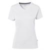 HAKRO Cotton Tec® Damen V-Shirt 169, 001 weiss - L