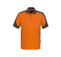 HAKRO Poloshirt Contrast MIKRALINAR® 839 (orange) - 5XL