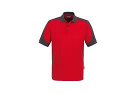 HAKRO Poloshirt Contrast MIKRALINAR® 839 (rot)