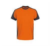 HAKRO® T-Shirt Contrast Performance 290 (orange) - 6XL