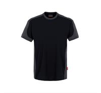 HAKRO® T-Shirt Contrast Performance 290 (schwarz) - 3XL