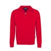 HAKRO® Zip-Sweatshirt Premium 451 (rot) - 4XL
