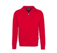 HAKRO® Zip-Sweatshirt Premium 451 (rot) - XS