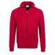 HAKRO Sweatjacke College 606 (002 rot) - XS