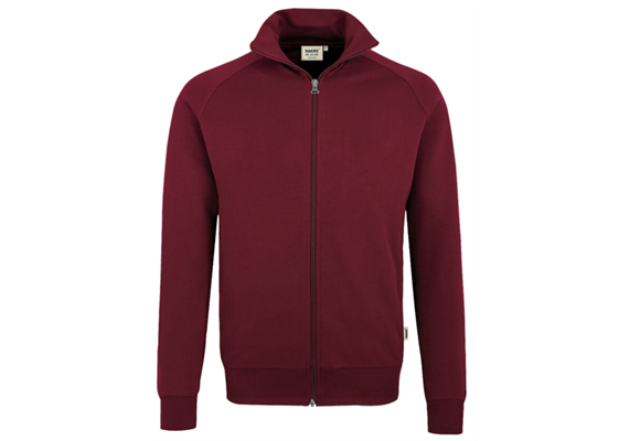 HAKRO Sweatjacke College 606 (017 weinrot) - 3XL | Bild 0