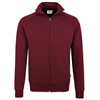 HAKRO Sweatjacke College 606 (017 weinrot) - L