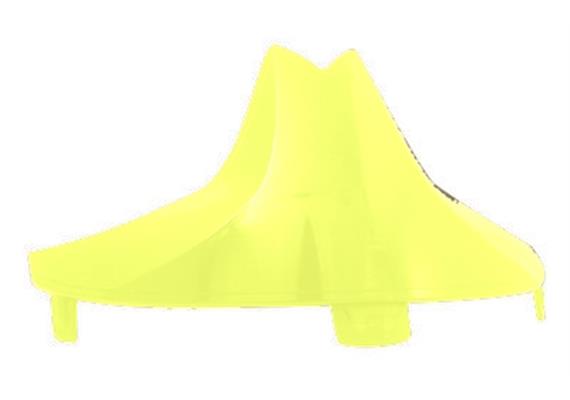 Kennzeichenschild f&#252;r F1 XF Helm  Art. Nr. GA1150-xx - Lemon | Bild 0