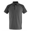 MASCOT® Polo-Shirt Bottrop (dunkelanthrazit/schwarz) - L