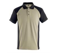 MASCOT® Polo-Shirt Bottrop (hellkhaki/schwarz) - XL