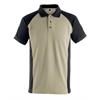 MASCOT® Polo-Shirt Bottrop (hellkhaki/schwarz) - XS