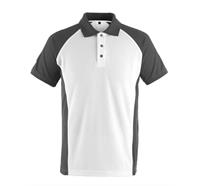 MASCOT® Polo-Shirt Bottrop (weiss/dunkelanthrazit) - 3XL