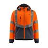 MASCOT® Softshelljacke Blackpool leuchtorange/schwarzblau - M