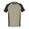 MASCOT® T-Shirt Potsdam (hellkhaki/schwarz) - 4XL