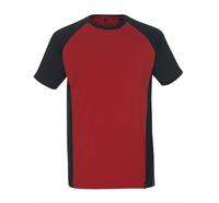 MASCOT® T-Shirt Potsdam (rot/schwarz) - XS