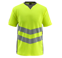 MASCOT® T-Shirt Sandwell gelb/dunkelanthrazit - L