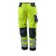 MASCOT® Warnhose Kendal (hi-vis gelb/schwarzblau) - Grösse 76C54 (kurz)