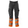 MASCOT® Warnschutzhose ACCELERATE (dunkelanthrazit/hi-vis orange) - Grösse 76C48 (kurz)