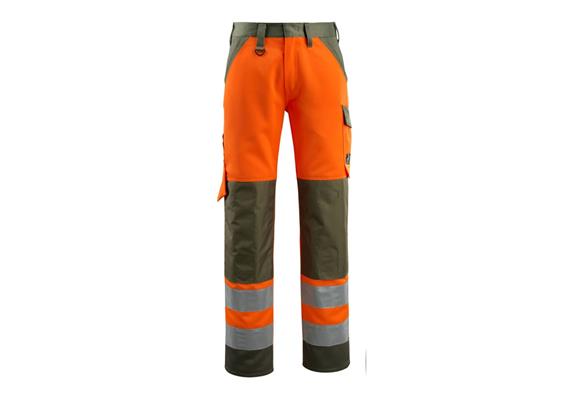 Mascot Warnhose Maitland (hi-vis orange/moosgr&#252;n) 1433 - Gr&#246;sse 90C50 (lang) | Bild 0