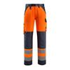 Mascot Warnhose Maitland (hi-vis orange/schwarzblau) 14010 - Grösse 76C54 (kurz)