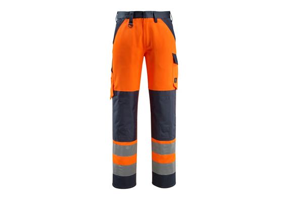 Mascot Warnhose Maitland (hi-vis orange/schwarzblau) 14010 - Gr&#246;sse 90C60 (lang) | Bild 0