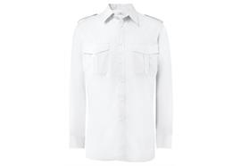 Pilothemd langärmlig 1/1 Comfort 1 grau