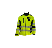 Softshell Flaming Eagle hi-vis, gelb/blau - 4XL/N