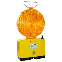 Warnblitzleuchte FLARE, orange, gelbe LEDs Batteriebetrieben