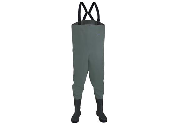 Wathose PVC/Polyester, mit Sicherheitsstiefeln - Gr&#246;sse 48 | Bild 0