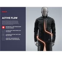 Arbeitsjacke ACTIVE FLOW, Schwarz/Schwarz - 3XLK
