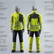 Arbeitsjacke Active Glow, Lemon/Schwarz, EN 20471 - Kl. 1 - XS | Bild 0