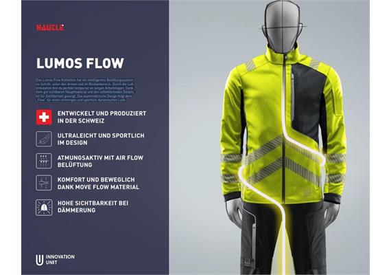 Arbeitsjacke Active Glow, Lemon/Schwarz, EN 20471 - Kl. 1 - XS | Bild 0