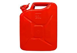 Benzinkanister Stahlblech, rot, 20L