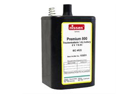 Blockbatterie Nissen Premium 800 4R25 6V 7-9 A/h