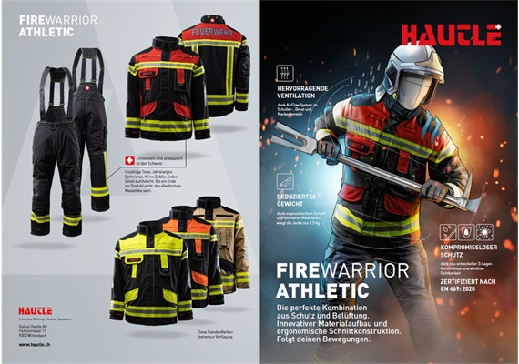 Brandschutzhose FIREWarrior ATHLETIC, Modell Tessin - XXL-L | Bild 0