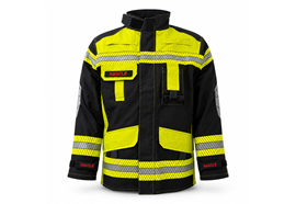Brandschutzjacke FIREWarrior ATHLETIC (EN 469:2020 / EN 1149-5:2018)   gelb/schwarz