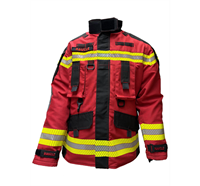 Brandschutzjacke FIREWarrior ATHLETIC Space Grid  (EN 469:2020 Stufe 2 / EN 1149-5:2018) - MN