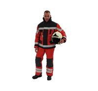 Brandschutzjacke FIREWarrior + Modell Zürich, rot (MA.)  Klasse 2 Vollschutz (gem. EN469) - MK