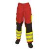 Einsatzhose Flaming Eagle, rot, blau/gelb - Grösse 40