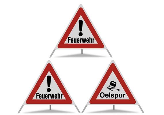 Faltsignaltuch R2, 90cm, unterschiedliche Seiten, Klett | Bild 0