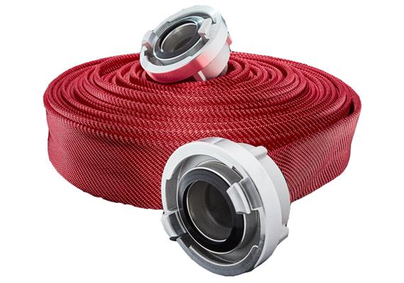 Feuerwehrschlauch G&amp;H&#169; TITAN 3F Rot 52mm - 5 m | Bild 0